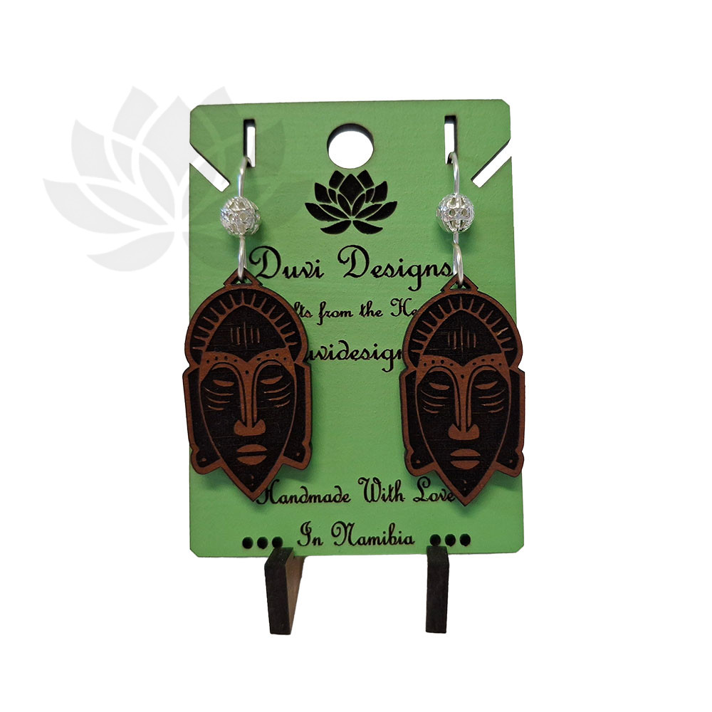 African Ancestral Mask Earrings