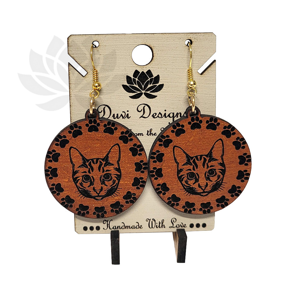 Jarvis The Cat Earrings