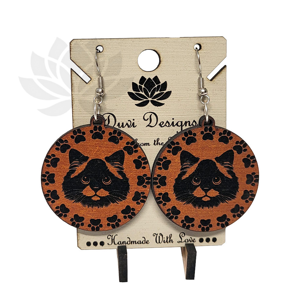 Bella The Cat Earrings