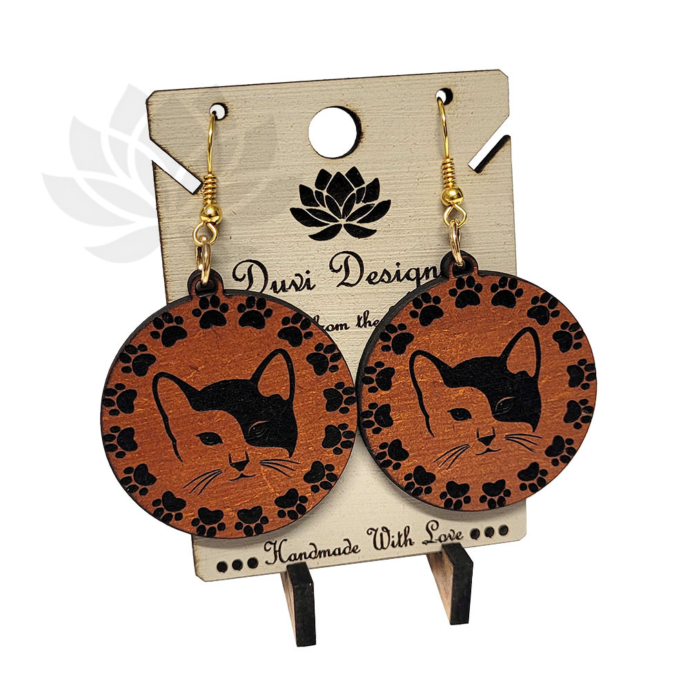 Adolf The Cat Earrings